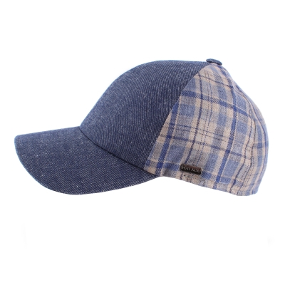 Summer Baseball Cap HatYou CTM2334, Denim/Plaid