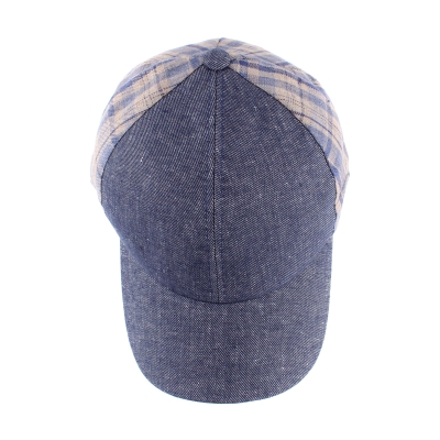 Summer Baseball Cap HatYou CTM2334, Denim/Plaid