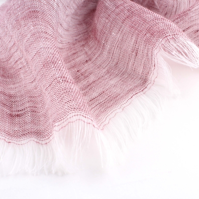 Ленен шал Pulcra Leno N, 54х200 см, Лилав