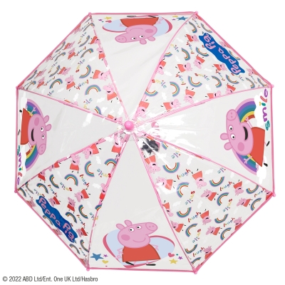 Кids' Transparent Umbrella Perletti Kids Peppa Pig 75107