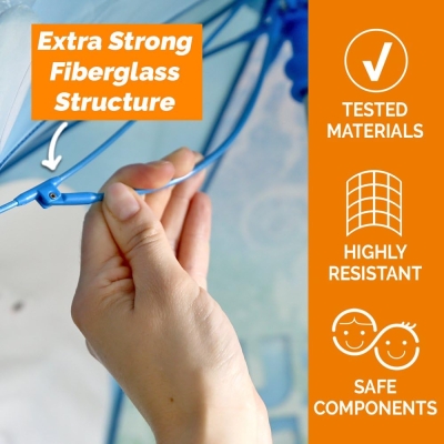 Кids' Transparent Umbrella Perletti Topo Gigio 75050 