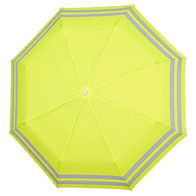 Автоматичен светлоотразителен Open-Close чадър Perletti Technology 21739, Жълт