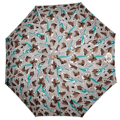 Дамски автоматичен чадър Perletti Green 19144, Акварел