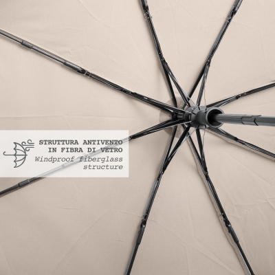 Дамски автоматичен чадър Perletti Green 19144, Акварел