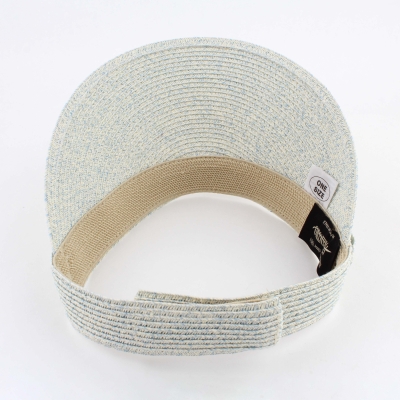 Ladies' summer visor Fratelli Mazzanti FM 6564, Light blue melange
