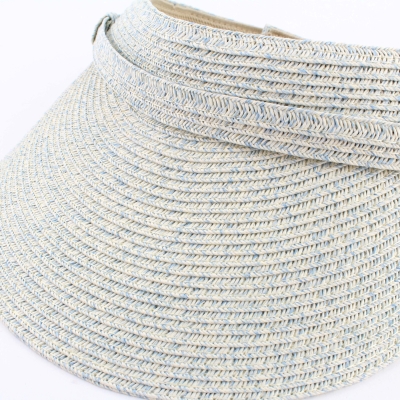 Ladies' summer visor Fratelli Mazzanti FM 6564, Light blue melange