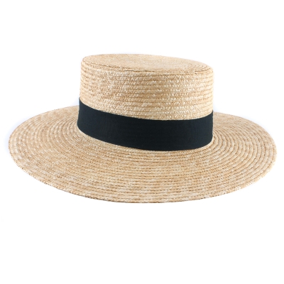 Ladies' straw hat Fratelli Mazzanti FM 7630, Natural