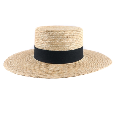 Ladies' straw hat Fratelli Mazzanti FM 7630, Natural