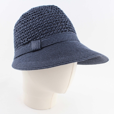 Summer hat with visor Fratelli Mazzanti FM 6563, Dark blue