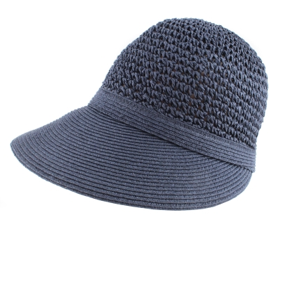 Summer hat with visor Fratelli Mazzanti FM 6563, Dark blue