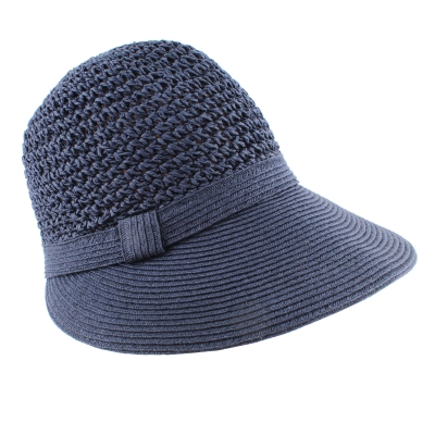 Summer hat with visor Fratelli Mazzanti FM 6563, Dark blue