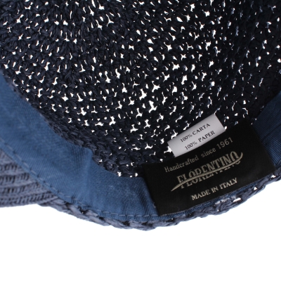 Summer hat with visor Fratelli Mazzanti FM 6563, Dark blue