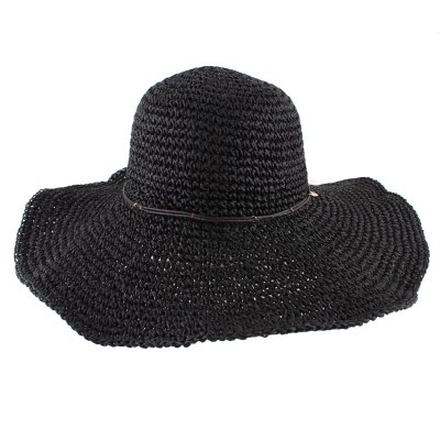 Ladies' Summer Wide Brim Hat HatYou CEP0795, Black
