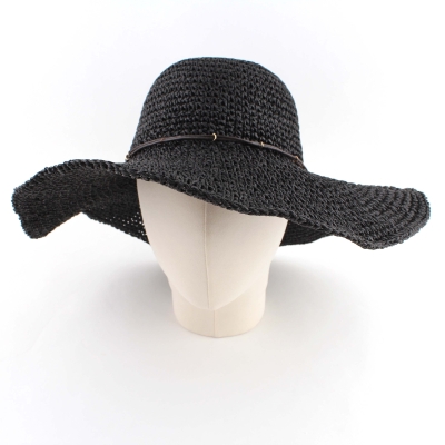 Ladies' Summer Wide Brim Hat HatYou CEP0795, Black