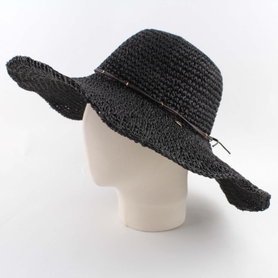 Ladies' Summer Wide Brim Hat HatYou CEP0795, Black