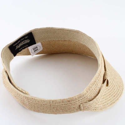 Ladies' summer visor Fratelli Mazzanti FM 6564, Natural
