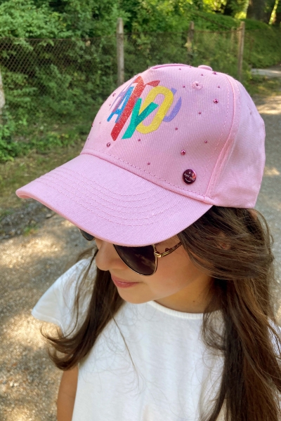 Детска бейзболна памучна шапка CTM2377, Розов