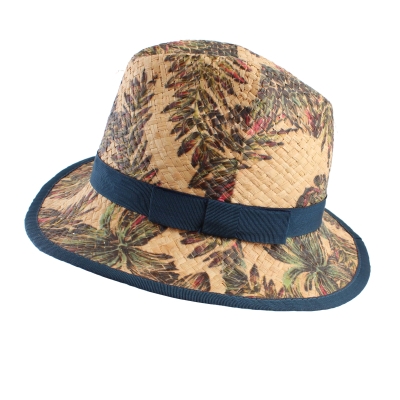 Palarie de vara dama Raffaello Bettini RB 22/20012, Petrol