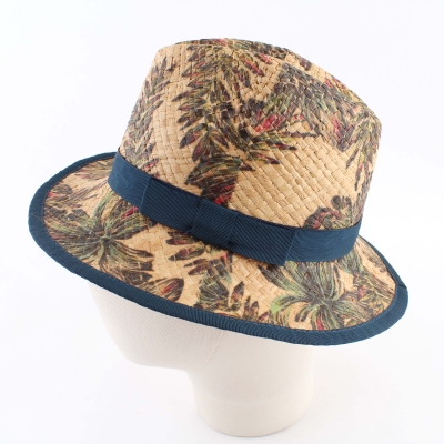 Palarie de vara dama Raffaello Bettini RB 22/20012, Petrol