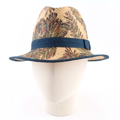 Palarie de vara dama Raffaello Bettini RB 22/20012, Petrol