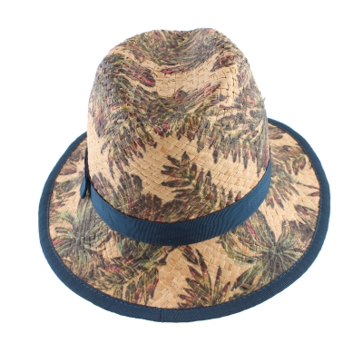 Palarie de vara dama Raffaello Bettini RB 22/20012, Petrol