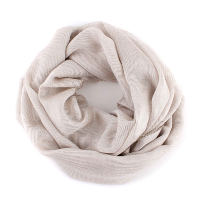 Дамски шал Pulcra Dorato, 53х194 см, Златисто-бежов