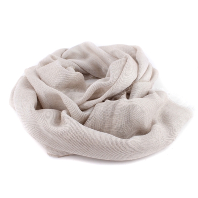 Дамски шал Pulcra Dorato, 53х194 см, Златисто-бежов