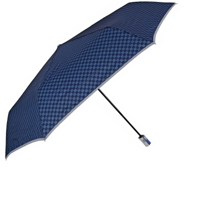 Umbrelă plată automată Open-Close Perletti Technology 21785, Albastru