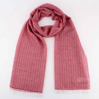 Летен мъжки шал Pulcra Mensola, 40х190 см, Червен