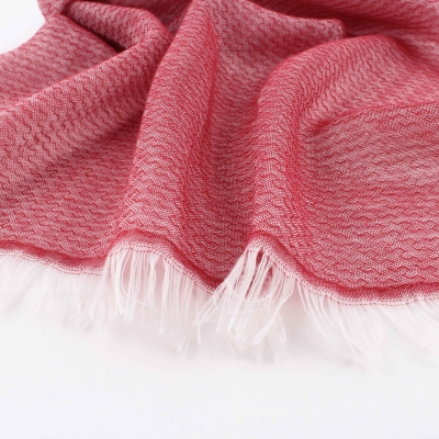 Летен мъжки шал Pulcra Mensola, 40х190 см, Червен