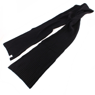 Комплект шал, шапка и ръкавици от кашмир Tesma/Mate, Черен