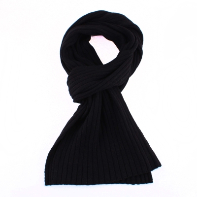 Комплект шал, шапка и ръкавици от кашмир Tesma/Mate, Черен