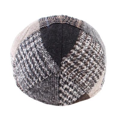 Мъжки каскет с вълна HatYou CP3880, Бежово-сив