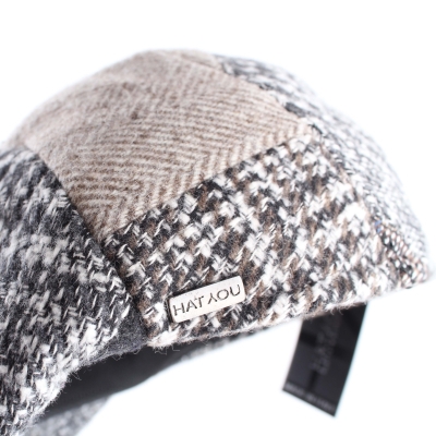 Мъжки каскет с вълна HatYou CP3880, Бежово-сив