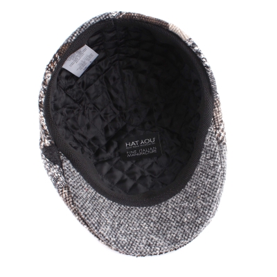 Мъжки каскет с вълна HatYou CP3880, Бежово-сив