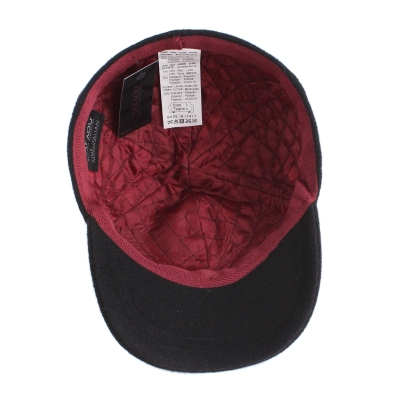 Зимна бейзболна шапка HatYou CP3861, Черен/Лилаво каре