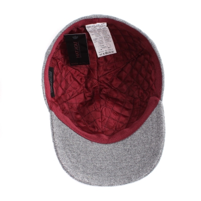 Зимна бейзболна шапка HatYou CP3861, Сив/Синьо каре