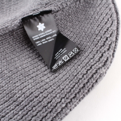 Wool Knitted Hat for Men Granadilla JG5718, Grey