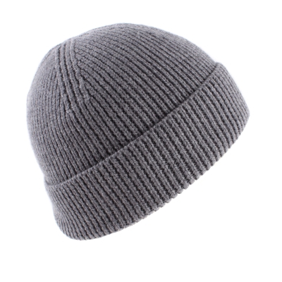 Wool Knitted Hat for Men Granadilla JG5718, Grey