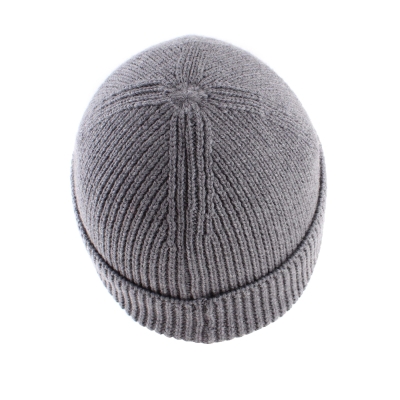 Wool Knitted Hat for Men Granadilla JG5718, Grey