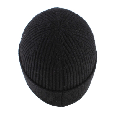 Ladies' Beaded Knitted Hat Granadilla JG5209, Black