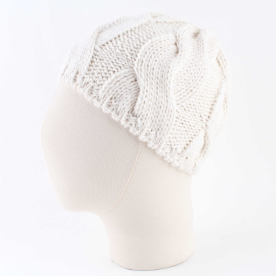 Ladies' hat with wool and alpaca HatYou CP1173 , Ecru