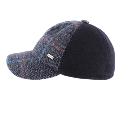 Мъжка вълнена бейзболна шапка с наушник HatYou CP3855, Син