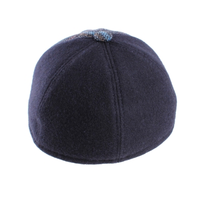 Мъжка вълнена бейзболна шапка с наушник HatYou CP3855, Син