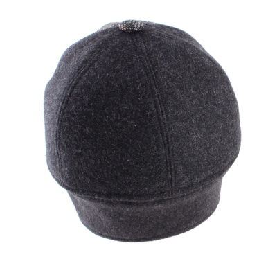 Мъжка вълнена бейзболна шапка с наушник HatYou CP3855, Сив