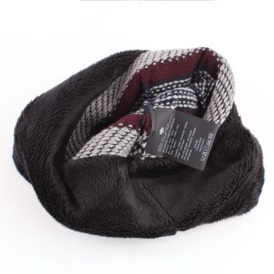 Men's knitted wool hat JG5173, Navy blue