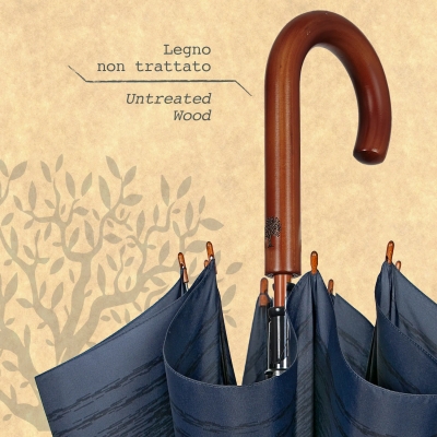 Мъжки автоматичен голф чадър Perletti Green 19163, Тъмносин