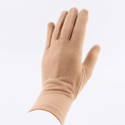 Дамски ръкавици от микрофибър HatYou GL0186, Камила