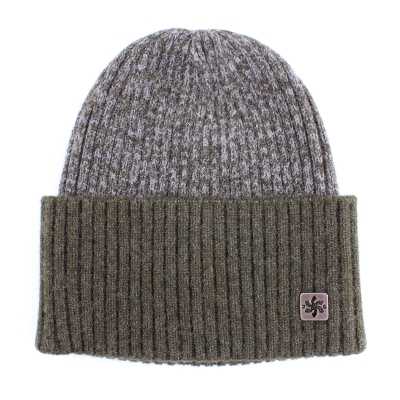 Men's knitted hat Granadilla JG5187, Green