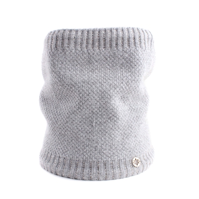 Дамски кръгъл шал с камъчета Granadilla JG5405, Светлосив